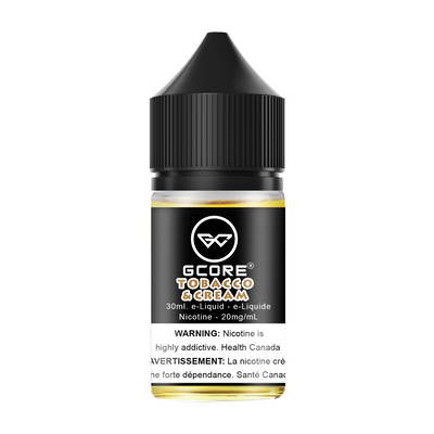 GCore Salt 30mL - Tobacco & Cream