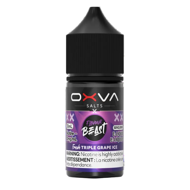 Oxva Flavour Beast 30ml/20mg Triple Grape Ice