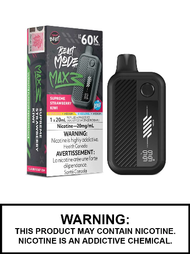 Flavour Beast Beast Mode Max 3 — Supreme Strawberry Kiwi