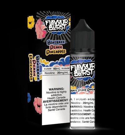Flavour Burst 60ML — Blue Razz Peach Pineapple