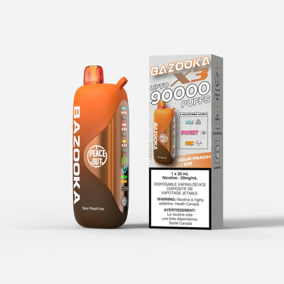 Bazooka X3 90K — Sour Peach Ice