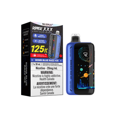 Ripper XXX 125K — Bomb Blue Razz Ice