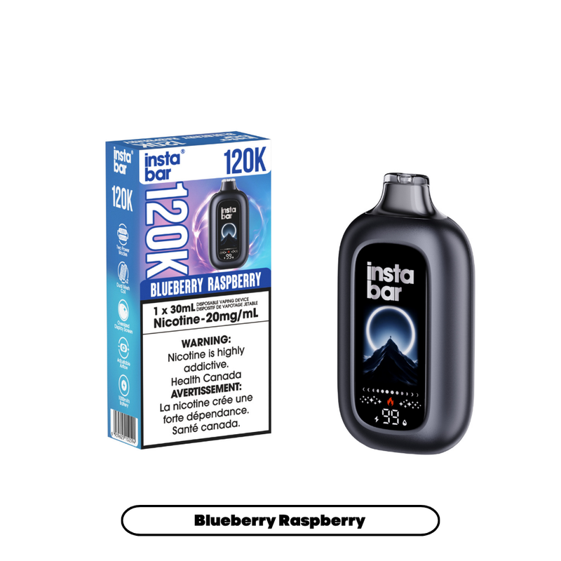 Insta Bar 120K — Blueberry Raspberry