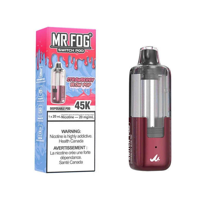 Mr. Fog Switch Pod — Strawberry Blow Pop