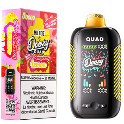 Mr. Fog Doozy Quad — Pink Lemon + Raspberry Lemon