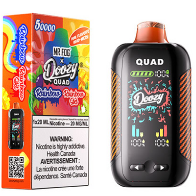 Mr. Fog Doozy Quad — Rainbow + Rainbow SKT