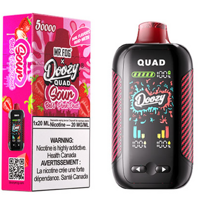 Mr. Fog Doozy Quad — Sour Belt + Sour Pink Dust