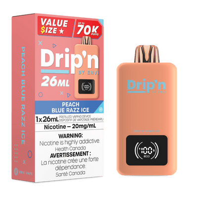 Drip'n 70K 26ml — Peach Blue Razz Ice