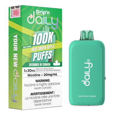 Drip'n Daily 100K — Just Green Apple