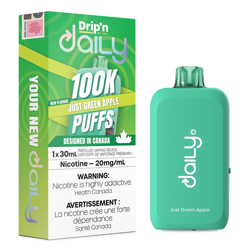 Drip'n Daily 100K — Just Green Apple