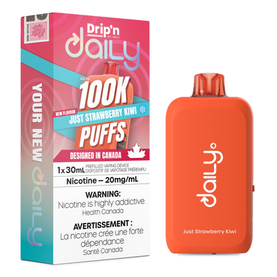 Drip'n Daily 100K — Just Strawberry Kiwi