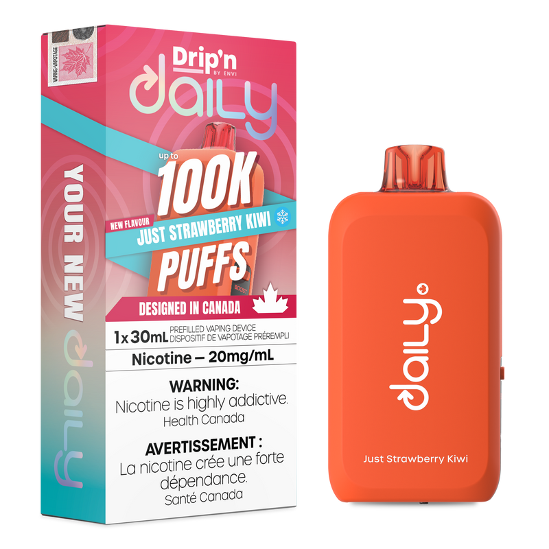 Drip'n Daily 100K — Just Strawberry Kiwi