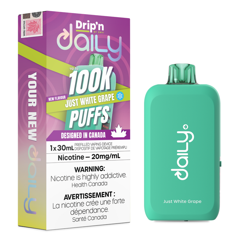 Drip'n Daily 100K — Just White Grape
