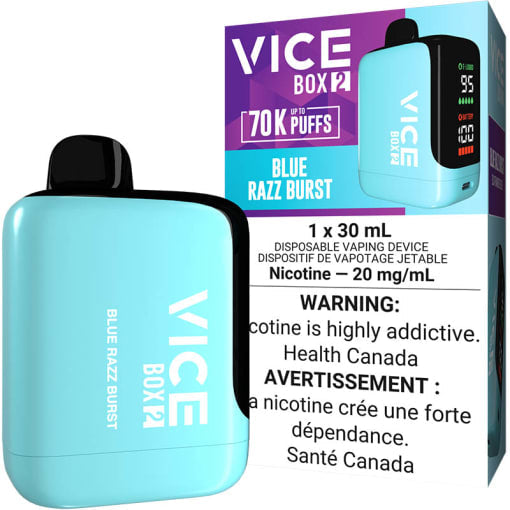 Vice Box 2 70K — Blue Razz Burst
