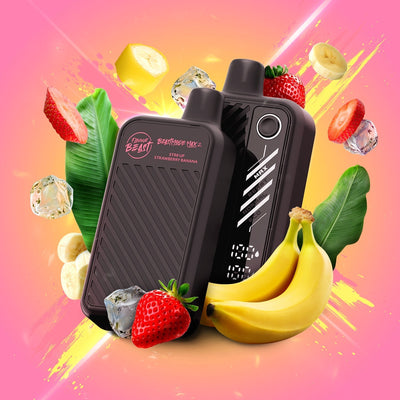 Flavour Beast Beast Mode Max 2 — Str8 Up Strawberry Banana