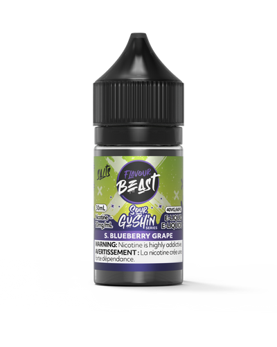 Flavour Beast Sour Gushin 30mL — Blueberry Grape