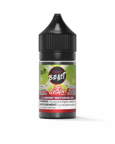 Flavour Beast Sour Gushin 30mL — Cherry Watermelon
