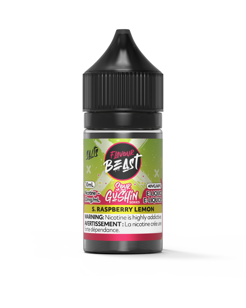 Flavour Beast Sour Gushin 30mL — Raspberry Lemon