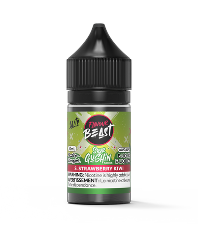 Flavour Beast Sour Gushin 30mL — S. Strawberry Kiwi
