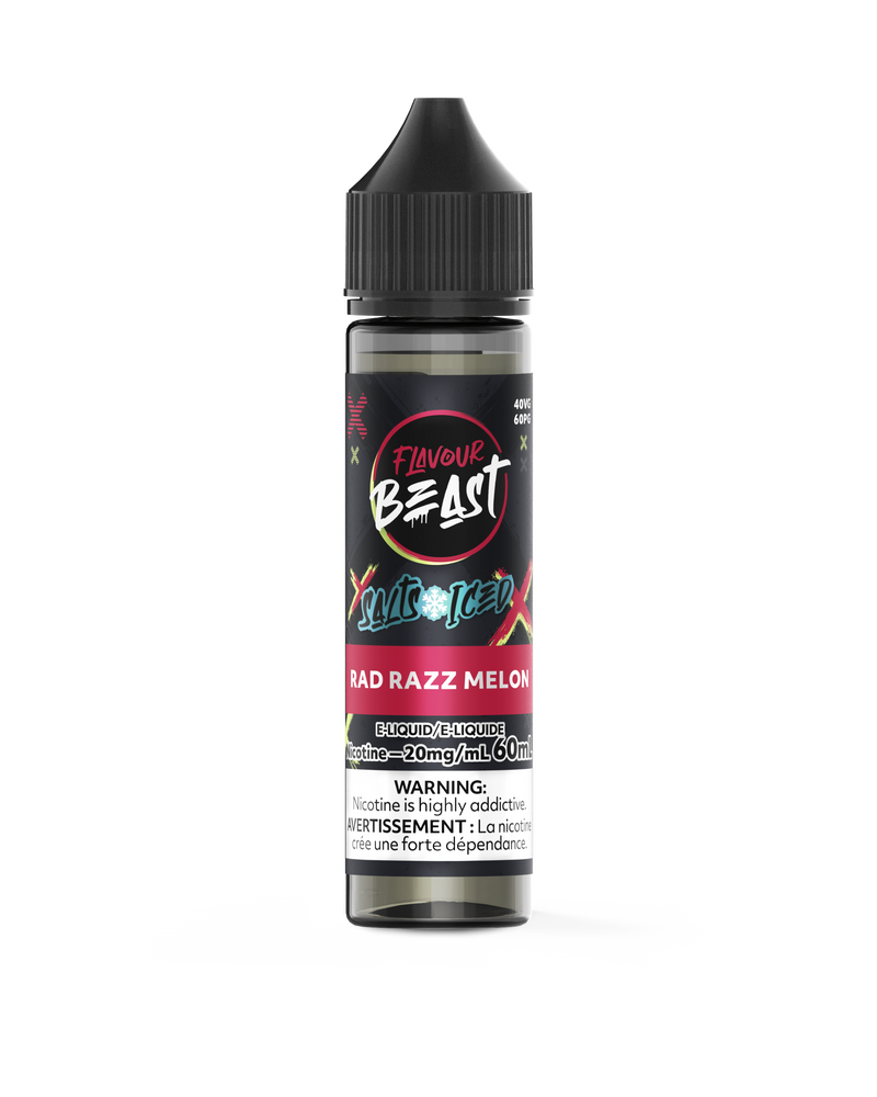 Flavour Beast Salts 60mL — Rad Razz Melon Iced - 20mg