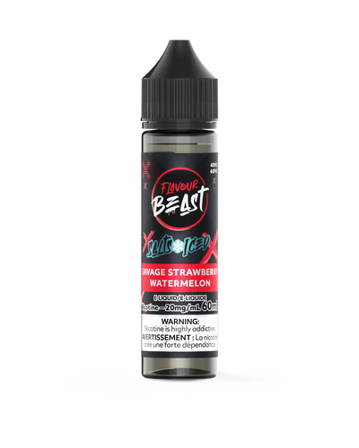 Flavour Beast Salts 60mL — Savage Strawberry Watermelon Iced - 20mg