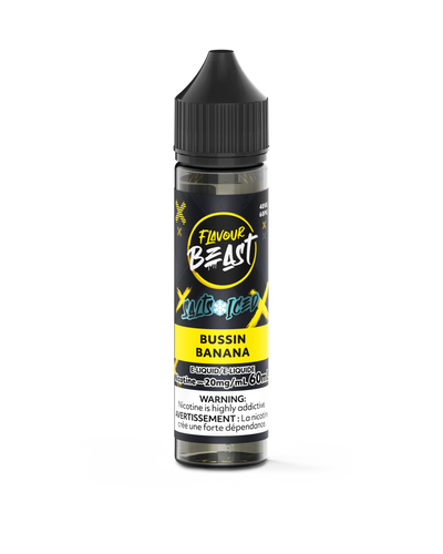 Flavour Beast Salts 60mL — Bussin' Banana Iced - 20mg