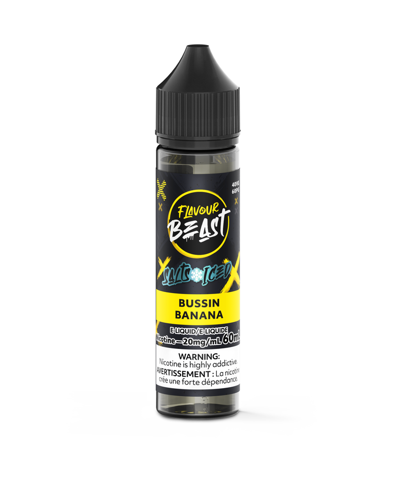 Flavour Beast Salts 60mL — Bussin' Banana Iced - 20mg