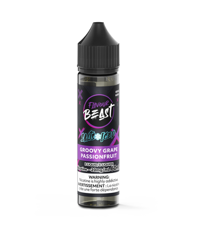 Flavour Beast Salts 60mL — Groovy Grape Passionfruit Iced - 20mg