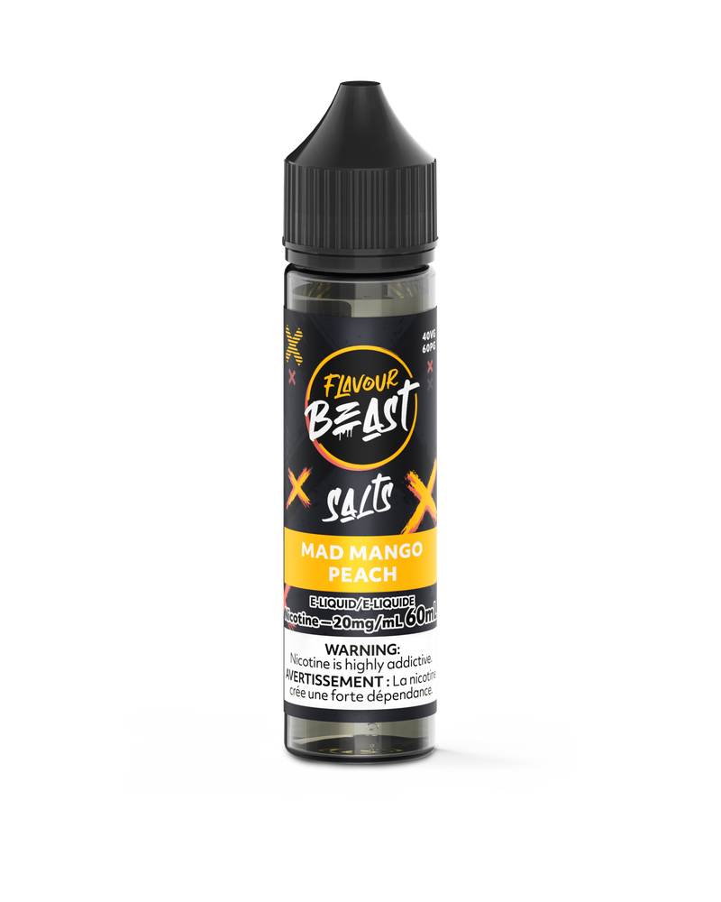 Flavour Beast Salts 60mL — Mad Mango Peach - 20mg