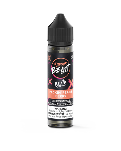 Flavour Beast Salts 60mL — Packin' Peach Berry - 20mg