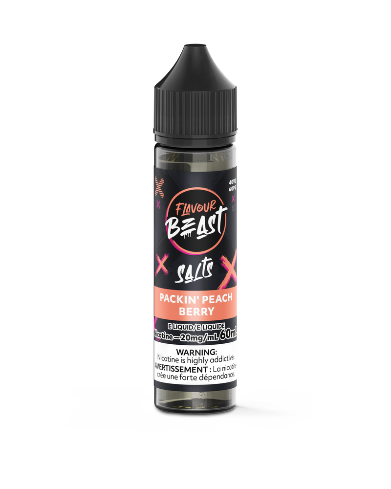 Flavour Beast Salts 60mL — Packin' Peach Berry - 20mg