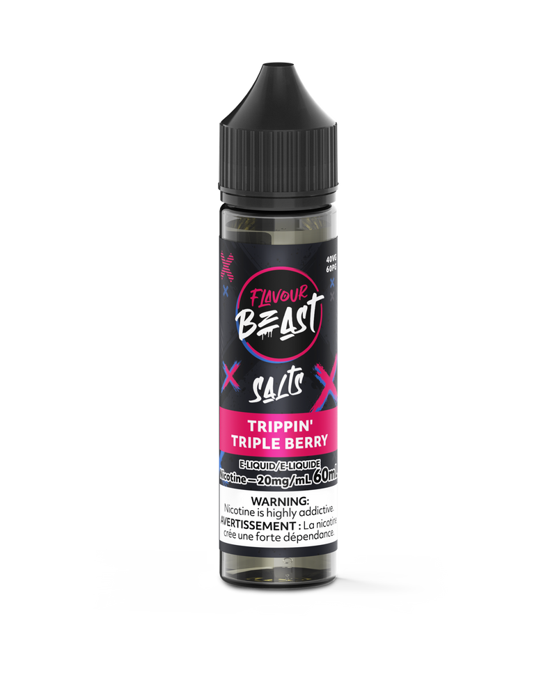 Flavour Beast Salts 60mL — Trippin' Triple Berry Iced - 20mg