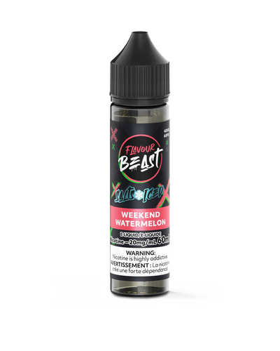 Flavour Beast Salts 60mL — Weekend Watermelon Iced - 20mg