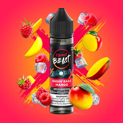 Flavour Beast Salts 30mL — Ragin' Razz Mango Iced - 10mg