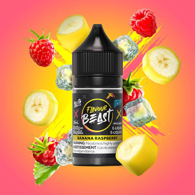 Flavour Beast Salts 30mL — Banana Raspberry Iced - 20mg