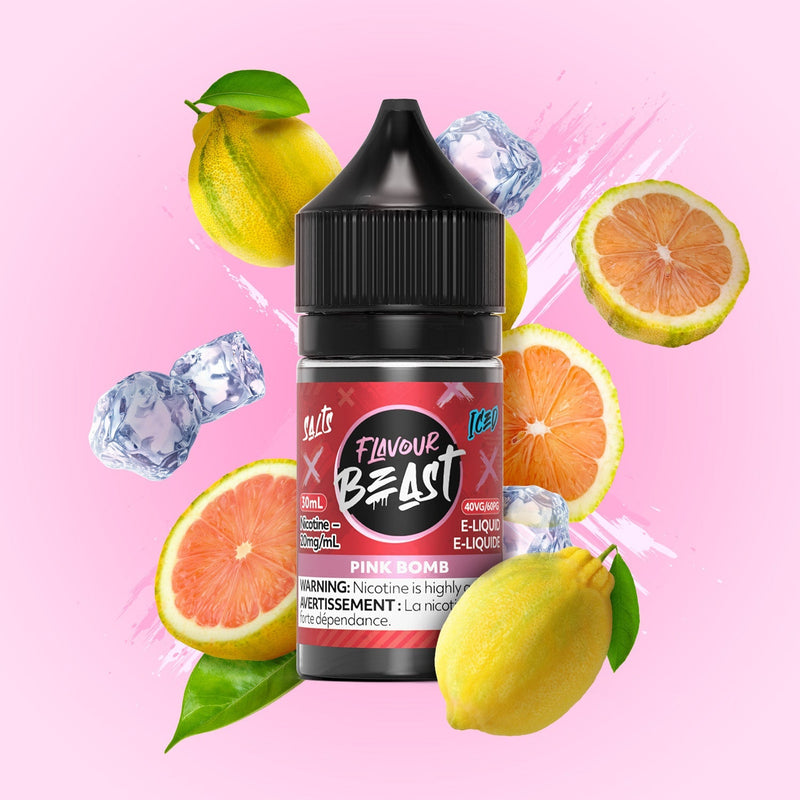 Flavour Beast Salts 30mL — Pink Bomb Iced - 20mg