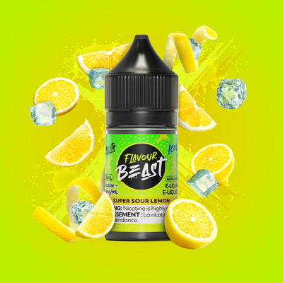 Flavour Beast Salts 30mL — Super Sour Lemon Iced - 20mg