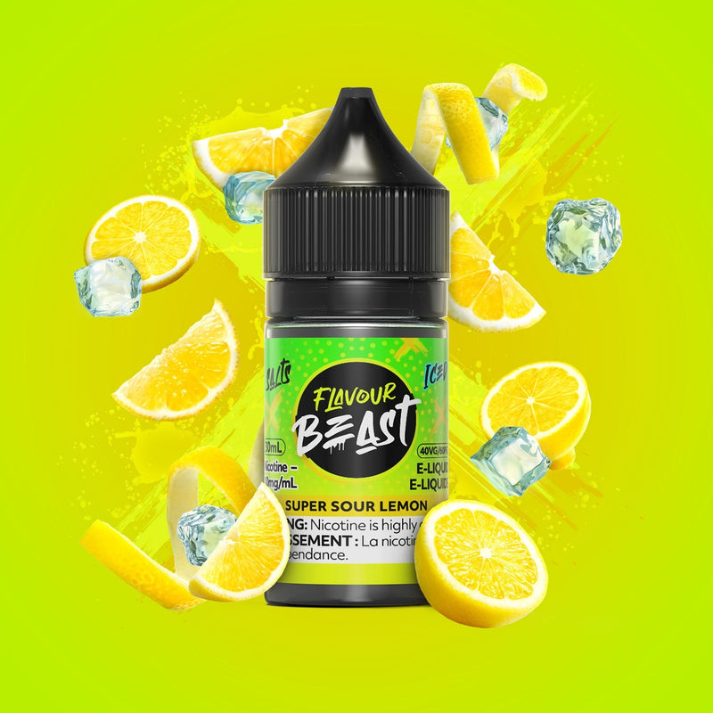 Flavour Beast Salts 30mL — Super Sour Lemon Iced - 20mg