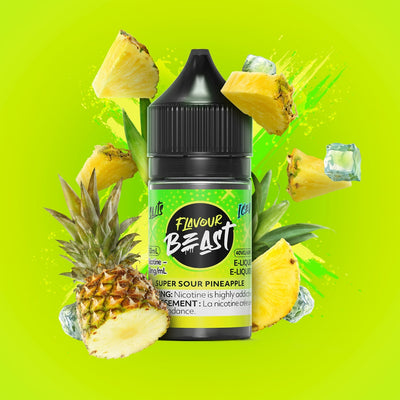 Flavour Beast Salts 30mL — Super Sour Pineapple Iced - 20mg