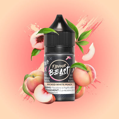 Flavour Beast Salts 30mL — Wicked White Peach - 20mg