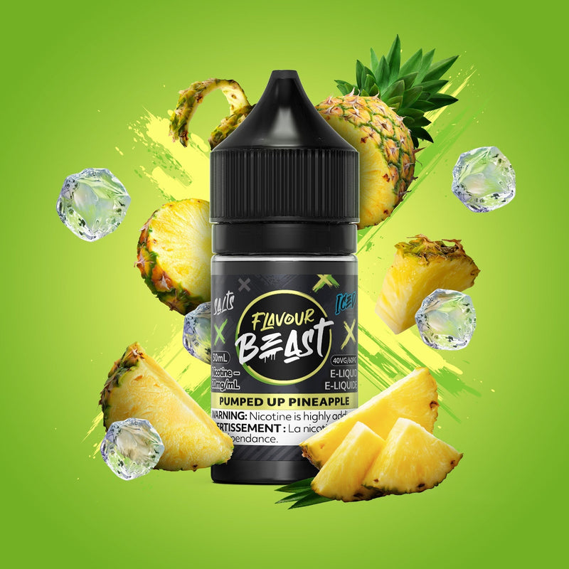 Flavour Beast Salts 30mL — Pumped Up Pineapple Iced - 20mg