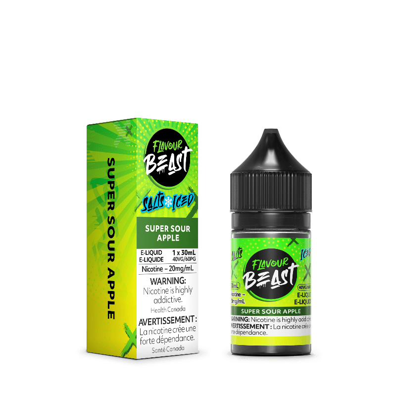 Flavour Beast Salts 60mL — Super Sour Apple - 20mg
