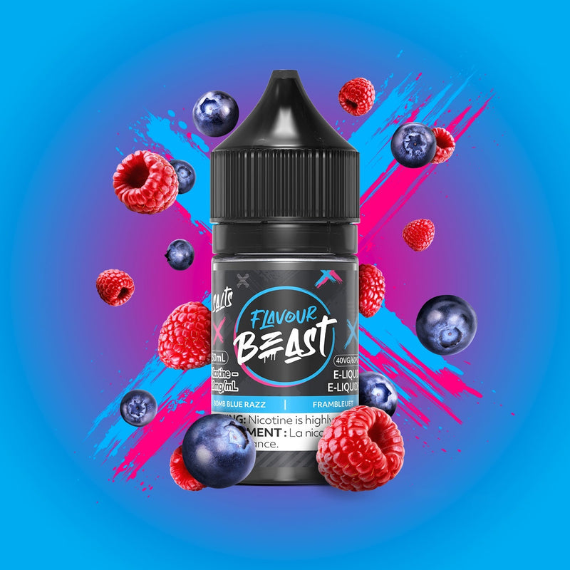 Flavour Beast Salts 30mL — Bomb Blue Razz - 20mg