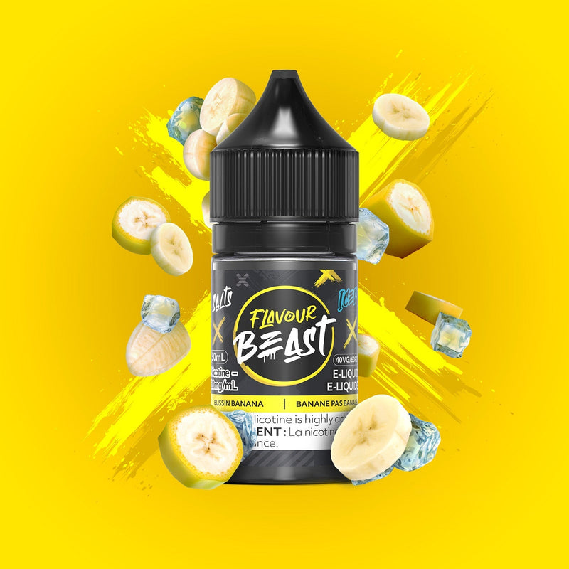 Flavour Beast Salts 30mL — Bussin' Banana Iced - 20mg