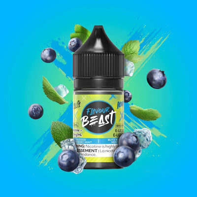 Flavour Beast Salts 30mL — Blessed Blueberry Mint Iced - 20mg