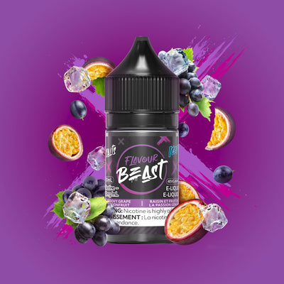 Flavour Beast Salts 30mL — Groovy Grape Passionfruit Iced - 20mg