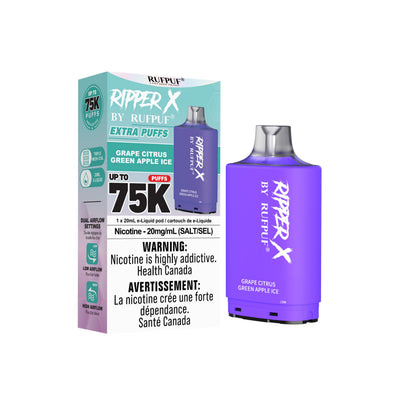 Ripper X 75K — Grape Citrus Green Apple Ice