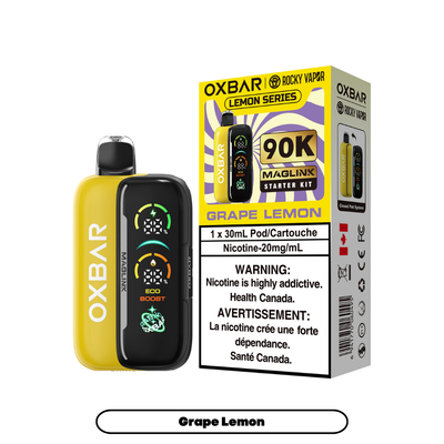 OXBAR Maglink Pod — Grape Lemon