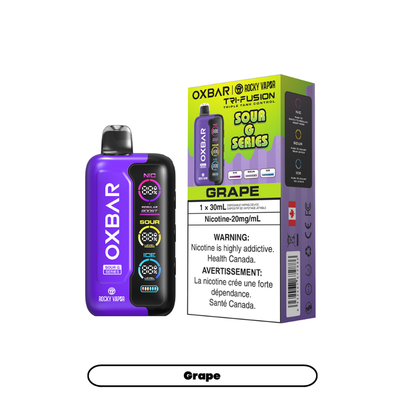 OXBAR 42K Tri Fusion — Sour G Series Grape
