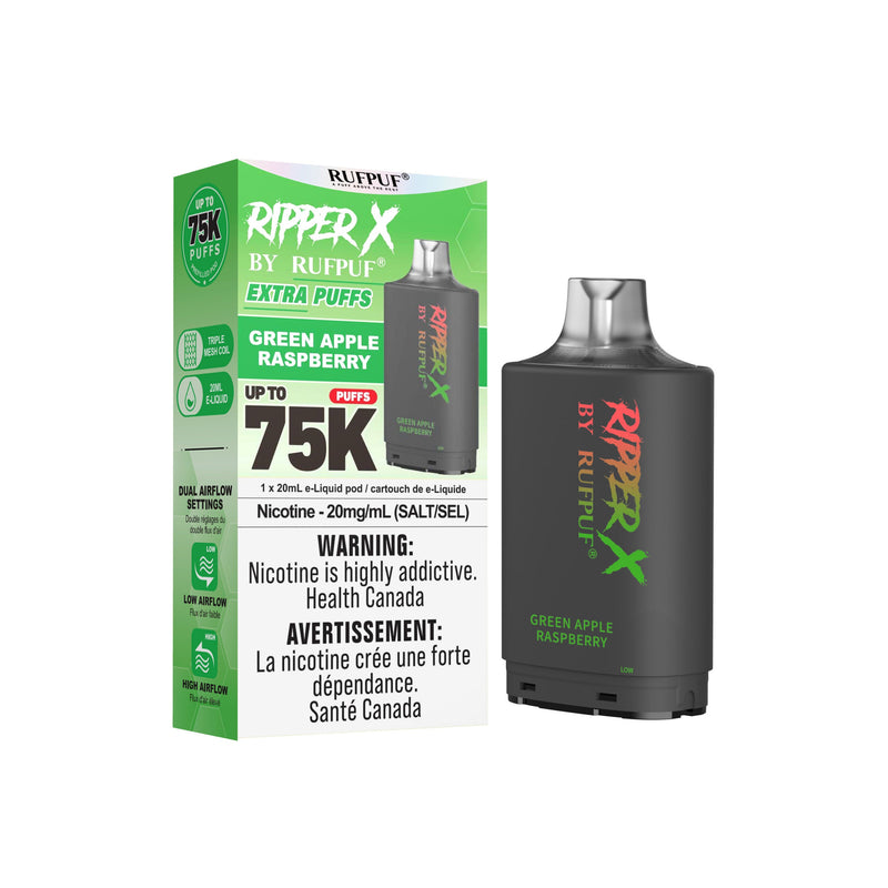 Ripper X 75K — Green Apple Raspberry